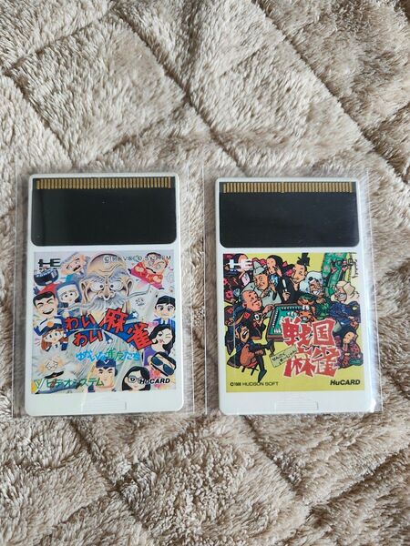 わいわい麻雀 戦国麻雀 セット PCエンジンソフト