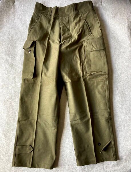 【新品】デッドストック フランス軍 M47 前期 カーゴパンツ ヴィンテージ ミリタリー