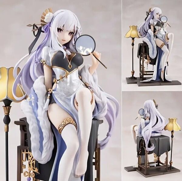 エミリア 優雅美人ver. 「Re:ゼロから始める異世界生活」 完成品フィギュア チャイナドレス