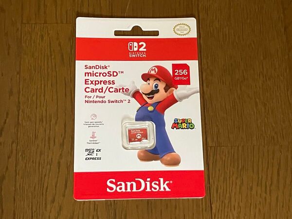 SanDisk microSD Express 256GB Nintendo Switch2 SDカード