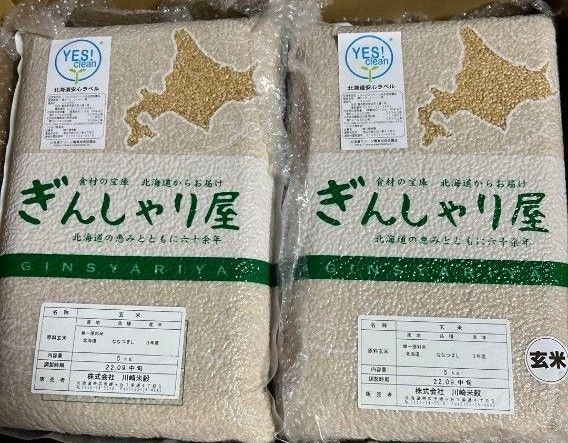 ななつぼし 10kg ( 5kg × 2個 ) 玄米 北海道産 真空パック