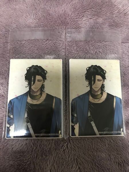 刀剣乱舞 スクエア缶バッジ 跪坐 笹貫