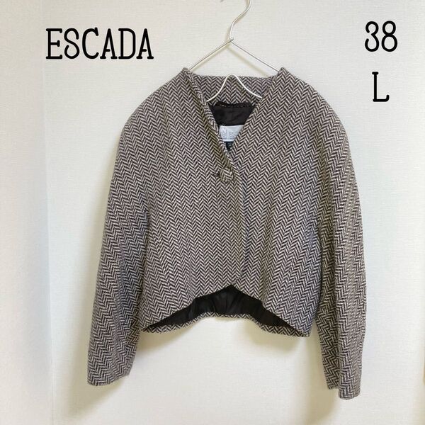 ESCADA エスカーダ ドイツ製 ブルゾン コート レディース 38 L