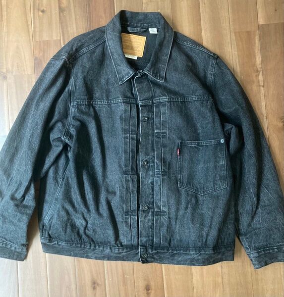 EDIFICE Levi’s リーバイス 1936 別注 Type 1 トラッカージャケット Tバック XXL Gジャン ブラック