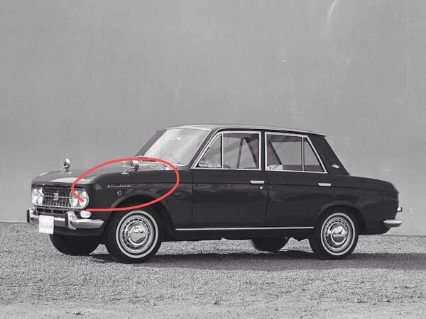 日産 ニッサン ダットサン BLUEBIRD ブルーバード 一番星 トラック野郎 昭和レトロ エンブレム 旧車會 レストア