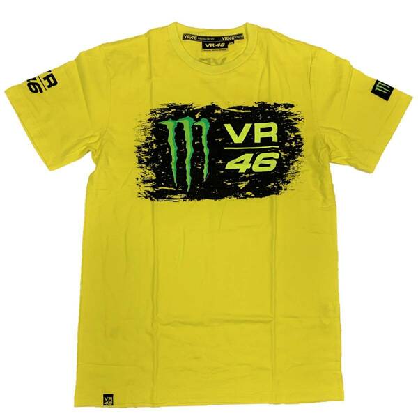 MONSTER ENERGY モンスターエナジー VR46 ロゴプリントTシャツ (XXL)【並行輸入品】