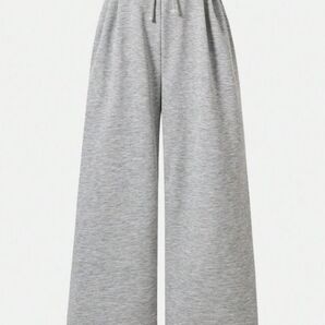 スウェット ワイドパンツ グレー 古着
