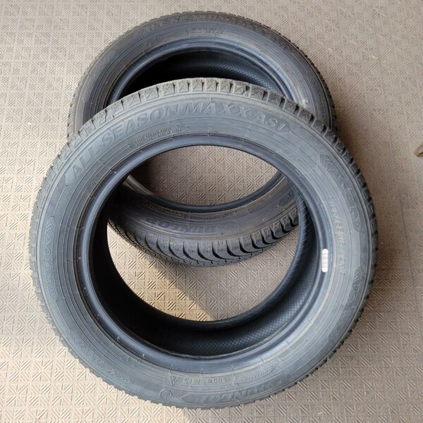 ダンロップ ALL SEASON MAXX AS1 185/55R15 オールシーズン 希少サイズ 2本セット