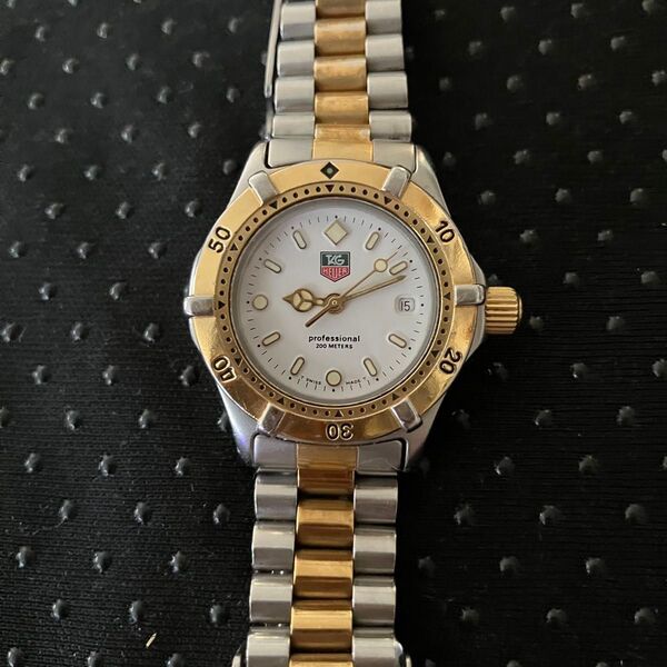 TAG Heuer タグホイヤー プロフェッショナル professional WE1422-R レディース腕時計 白文字盤