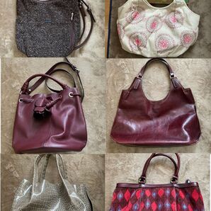 プチプラブランドバック まとめ売り NORMA KAMALI、ANNASUI 他全6点 お買い得 良品