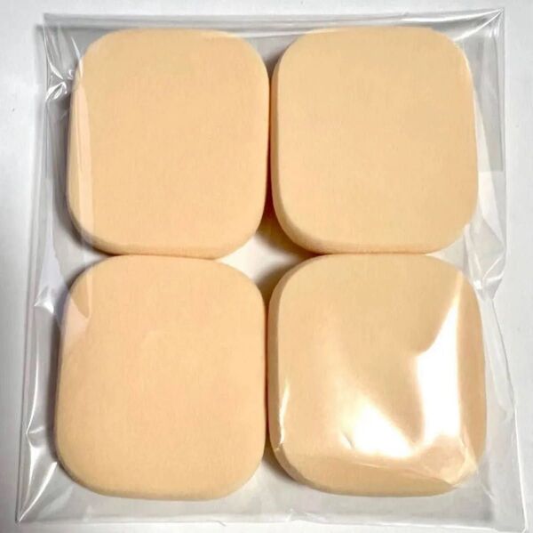 資生堂 スポンジパフ (パウダリーファンデーション用) きめ細かくソフトに肌にフィット【4個まとめ売り】水あり・ 水なし両用対応