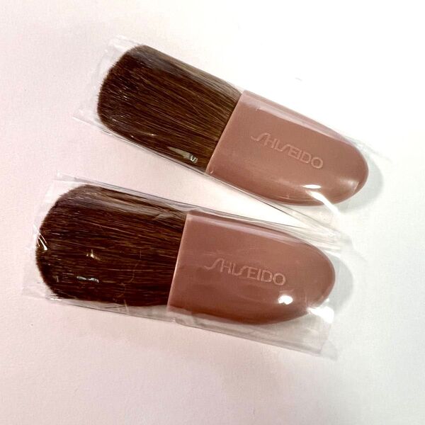 資生堂 SHISEIDO パウダーチークブラシ【2個セット】山型アーチカット★未使用品!→数量変更可!!