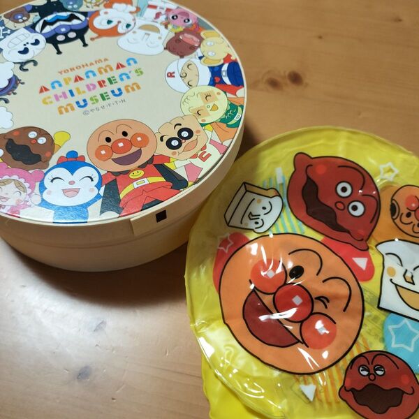 アンパンマンミュージアム横浜 わっぱごはん容器 アームリング(アンパンマン、食パンマン、カレーパンマン)