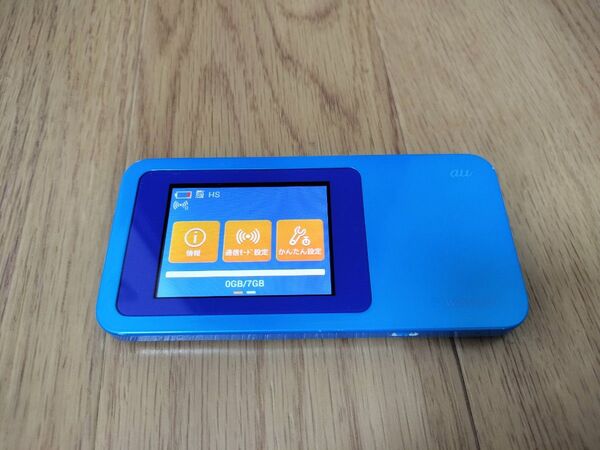 モバイルルーター au Speed Wi-Fi NEXT W06 ブルー ジャンク