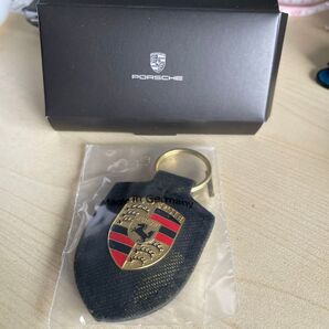 ポルシェ クレスト キーホルダー ドイツ製 真鍮 復刻版 新品