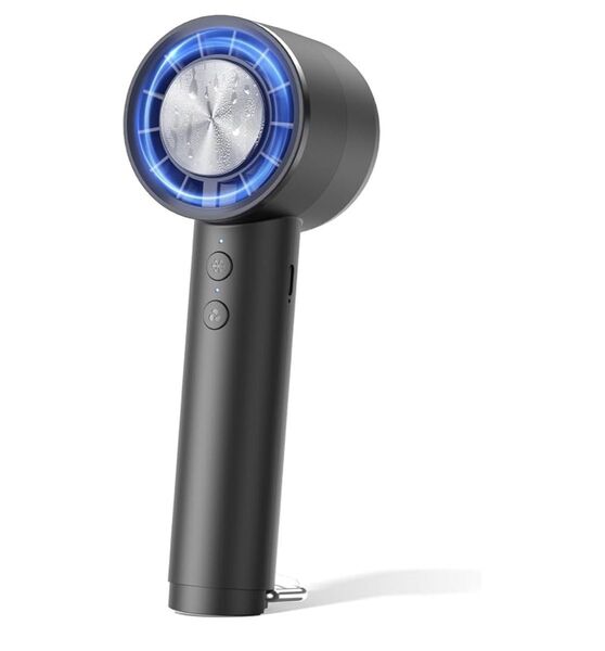 ViSSKO ハンディファン-冷却プレート 携帯扇風機 首掛け 手持ち扇風機 USB 5段階