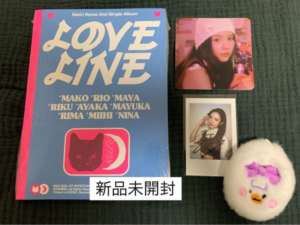 NiziU マヤ 韓国 カフェ チェキ風 トレカ コースター Nizoo マヤン スリッパ LOVE LINE