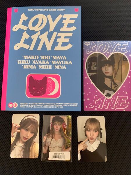NiziU ニナ MMT ソニー ネモ トレカ レンチキュラー フォトブック LOVE LINE