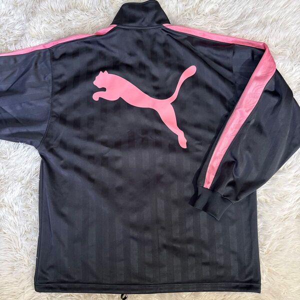 PUMA プーマ ジャージ トラックジャケット サイズS〜M グレー/ピンク