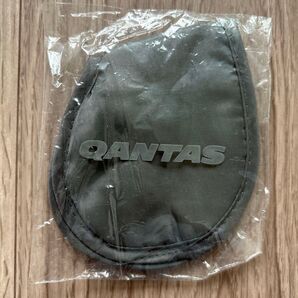 カンタス航空 アイマスク QANTAS 新品・未使用 昭和レトロ ビンテージ レア品 飛行機 エアライン 航空会社 グッズ 遮光