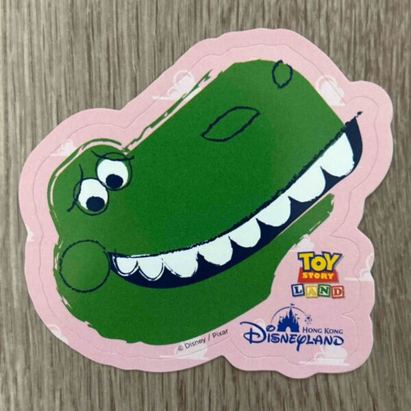 トイ・ストーリー レックスシール ステッカー 恐竜 6.5×7センチ 非売品 ディズニー Disney トイストーリー かわいい