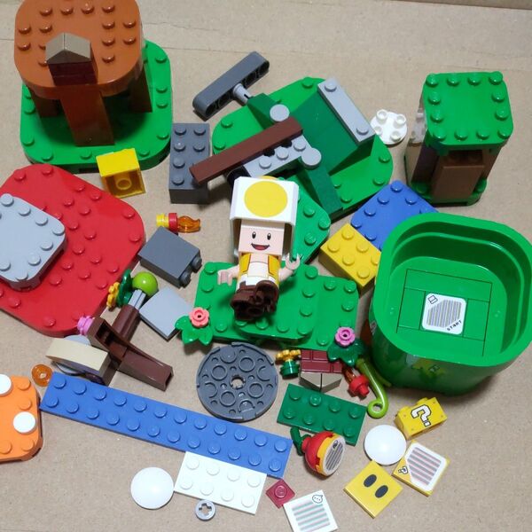レゴ レゴマリオ 黄色キノピオ キノピオ隊長 ハテナブロック パーツセット LEGO
