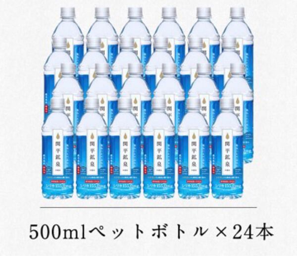 関平鉱泉水 ペットボトル 500ml 24本1ケース