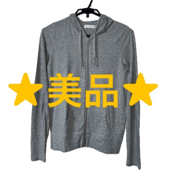 【美品】PAR DE DEUX UVカットジップアップパーカー グレー レディース Mサイズ
