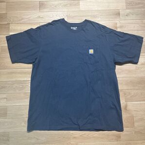 Carhartt ポケットTシャツ ネイビー