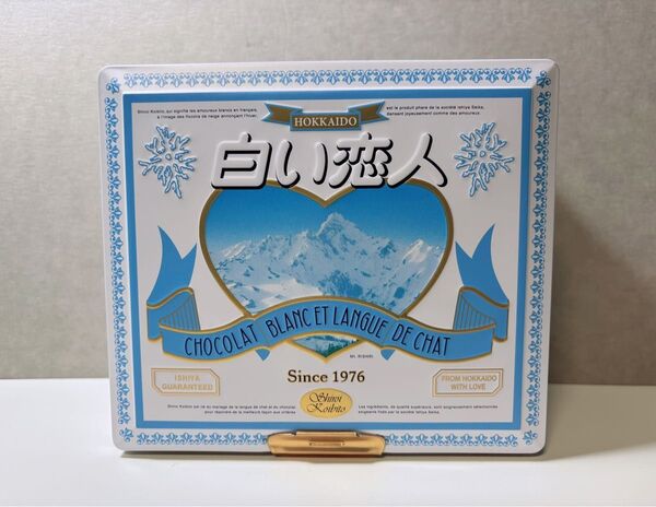 白い恋人 チョコレート缶 空き缶