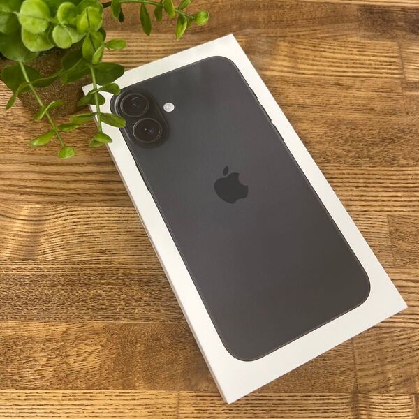 新品未開封 iPhone 16Plus 128Gb ブラック アップル SIMフリー残債なし即日発送