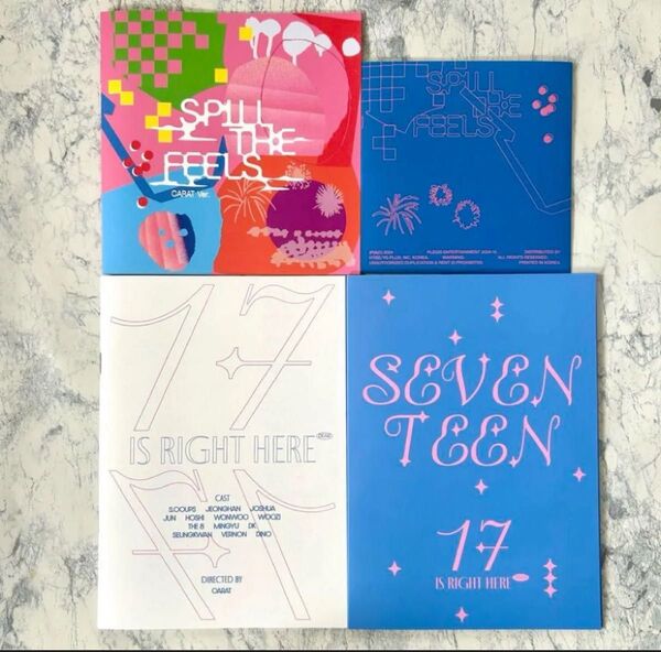 【新品未再生】SEVENTEEN セブチ SPILL THE FEELS CARAT盤 カラット盤 CD 歌詞カード+CDのみ