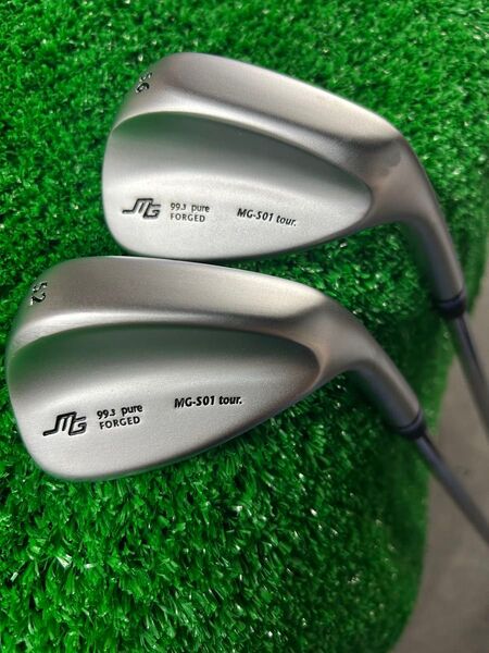 【52°56°】三浦技研 MG-S01 tour 純鉄ウエッジ・ホワイトクロム仕上げ モーダス120S ゴルフプライドMCCブルー