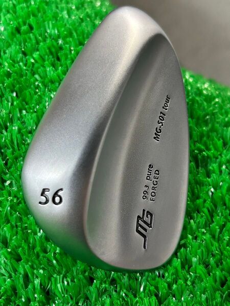 【特殊カスタム】三浦技研 MG-S01 tour 56° スピンウエッジカーボンIP125 MCC+4ミッドサイズ【純鉄ウエッジ】