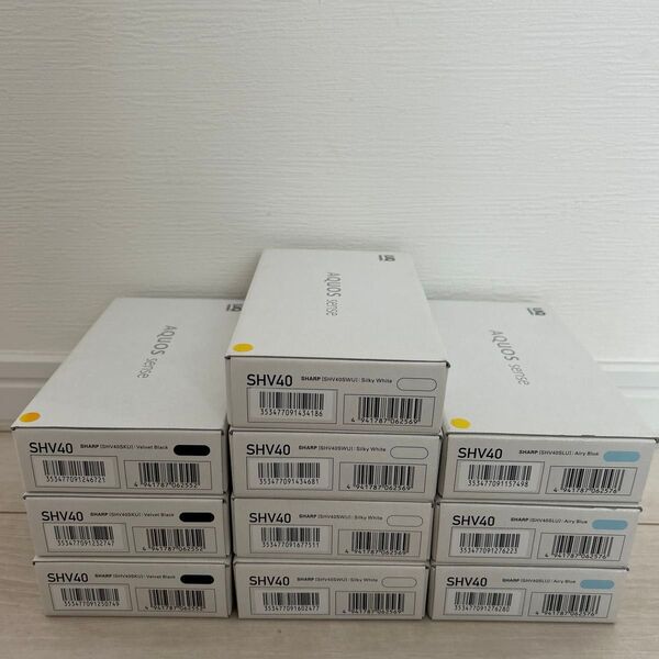 新品 AQUOS sense SHV40 SIMロック解除済 UQ一括購入品 10台 まとめ売り