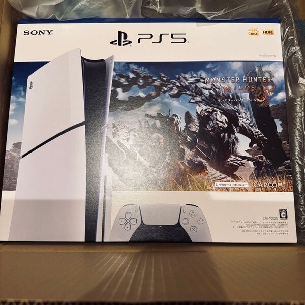 新品 未開封品 PlayStation5 モンスターハンターワイルズ 同梱版 CFIJ-10025 ディスクドライブ搭載モデル