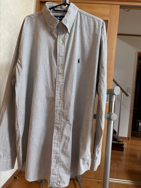 Ralph Lauren ギンガムチェックシャツ メンズ クーポンで500円引き