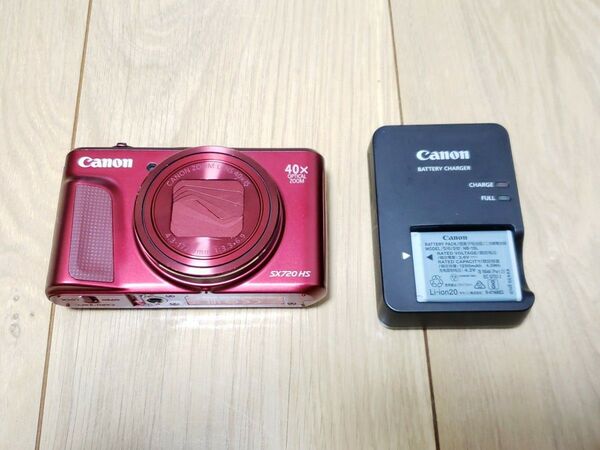 Canon PowerShot SX720HS 動作品 純正バッテリー 充電器付き