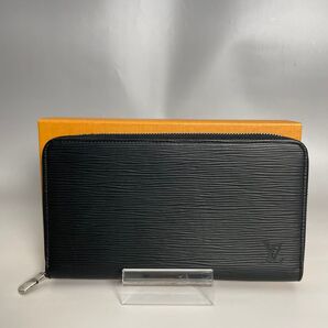 Louis Vuitton 極美品 新型 黒 エピ オーガナイザー NMヴィトン ノワール ラウンドファスナー ブラック