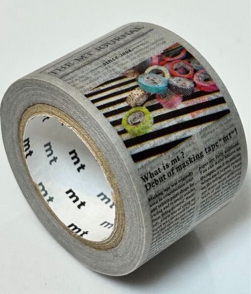 中古 mt マスキングテープ 英字新聞 30mm幅