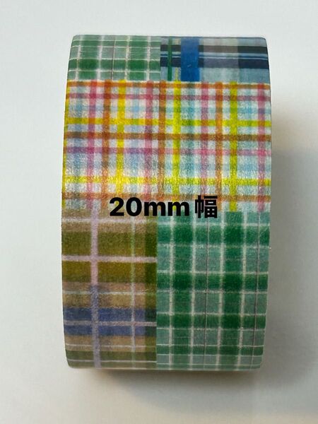 mt マスキングテープ mt lab.限定 計り売り いろんなチェック 20mm幅