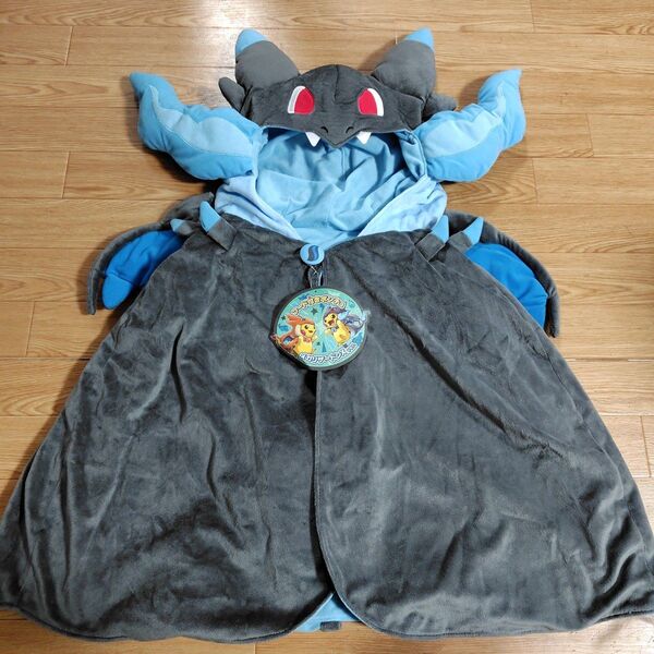 ポケットモンスター メガリザードンX フード付きポンチョ ポケモンセンター