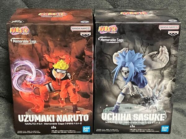 NARUTO ナルト うずまきナルト うちはサスケ フィギュア Memorable Saga