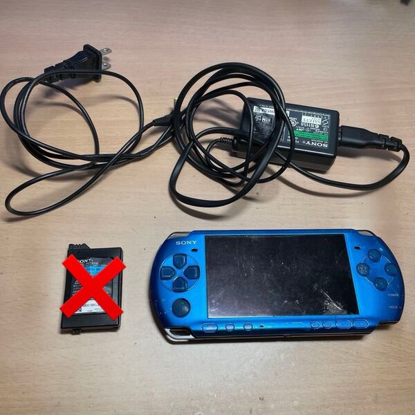 PSP 3000 プレイステーションポータブル 充電器付き