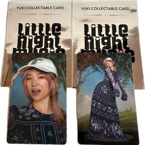 YUKI コレクタブル カード FC 限定 2枚 ファンクラブ ライブ トレカ ゆきんこ コレクタブルカード COSMICBOX