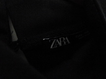 ZARA/ザラ○黒ハイネックパッチワーク風デザインロング丈カットソーEUR S.USA S/ブラック長袖チュニック○T625_画像9