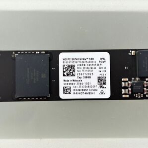 イ WD PC SN740 NVMe SSD 256GB PCIe Gen4 M.2 2280 SDDQNQD 未使用に近い
