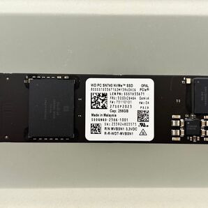 ① WD PC SN740 NVMe SSD 256GB PCIe Gen4 M.2 2280 SDDQNQD 未使用に近い