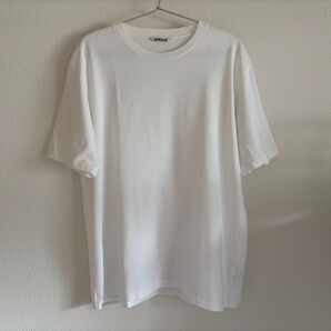AURALEE LUSTER PLAITING TEE オーラリー white 3 白Tシャツ