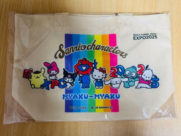 トートバッグ ランチバック サンリオ 大阪万博 関西万博 ミャクミャク コラボ